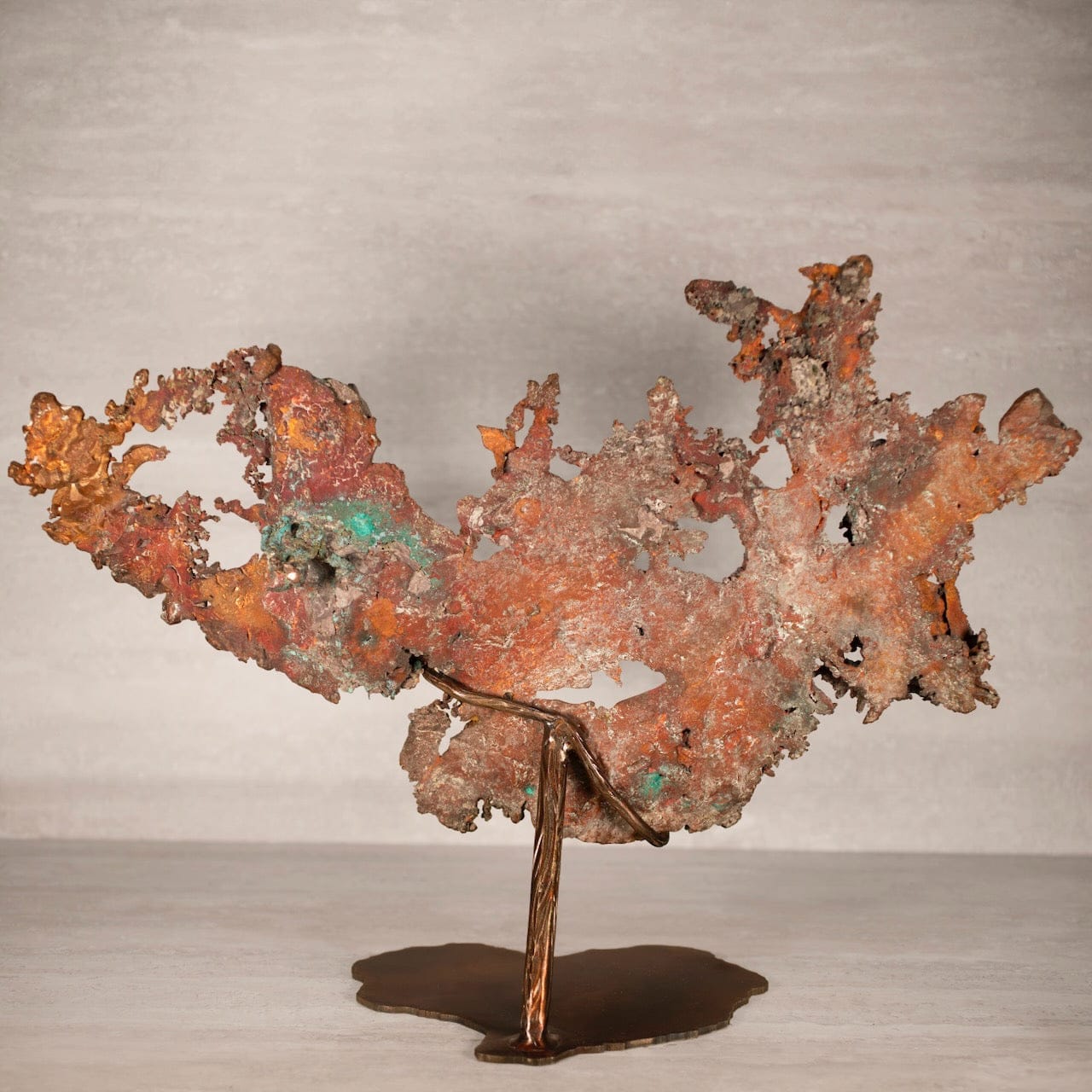 Kalifano Copper Natural Michigan Ahmeek Mine Copper on Custom Stand - 24 in / 17 lbs CPR92000.002