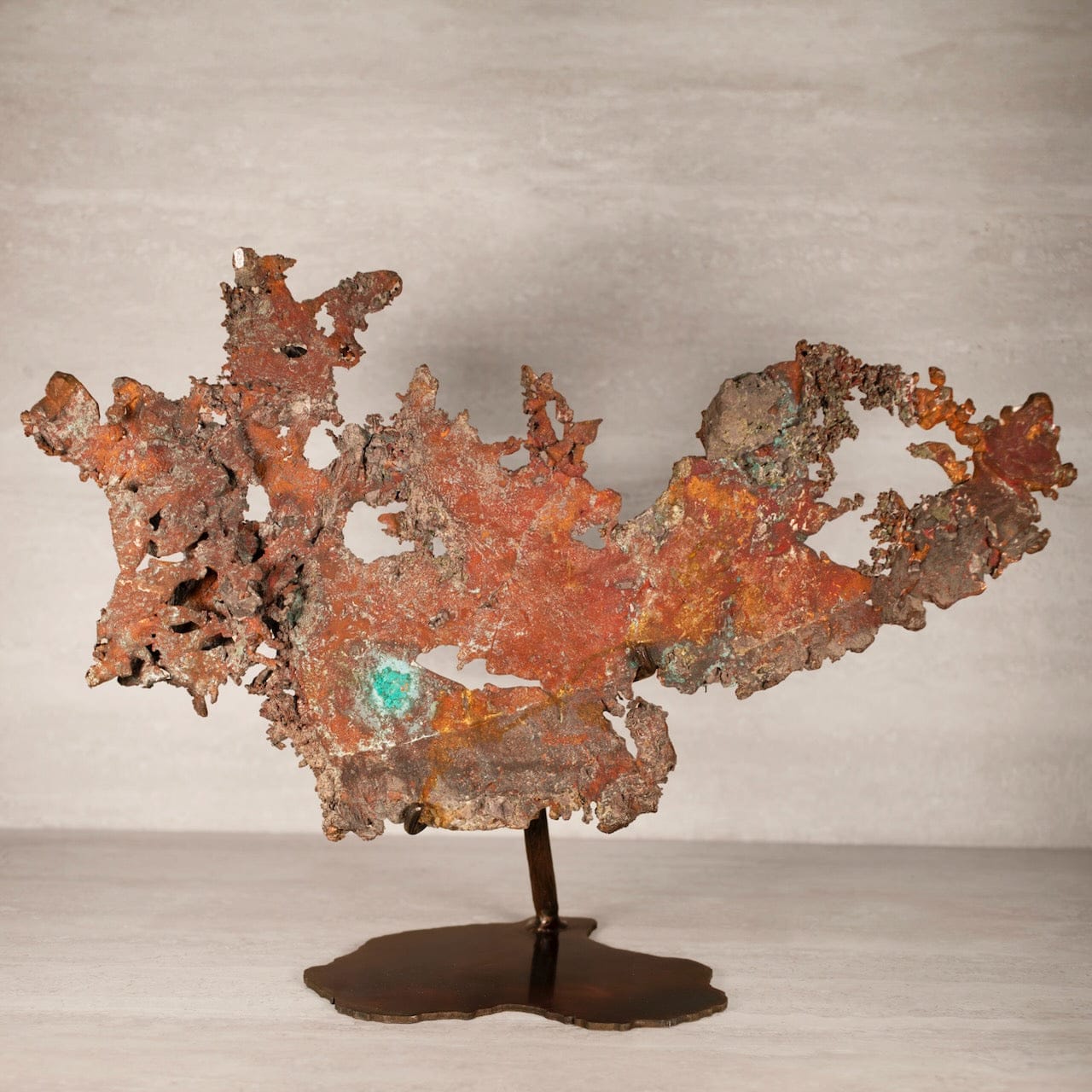 Kalifano Copper Natural Michigan Ahmeek Mine Copper on Custom Stand - 24 in / 17 lbs CPR92000.002