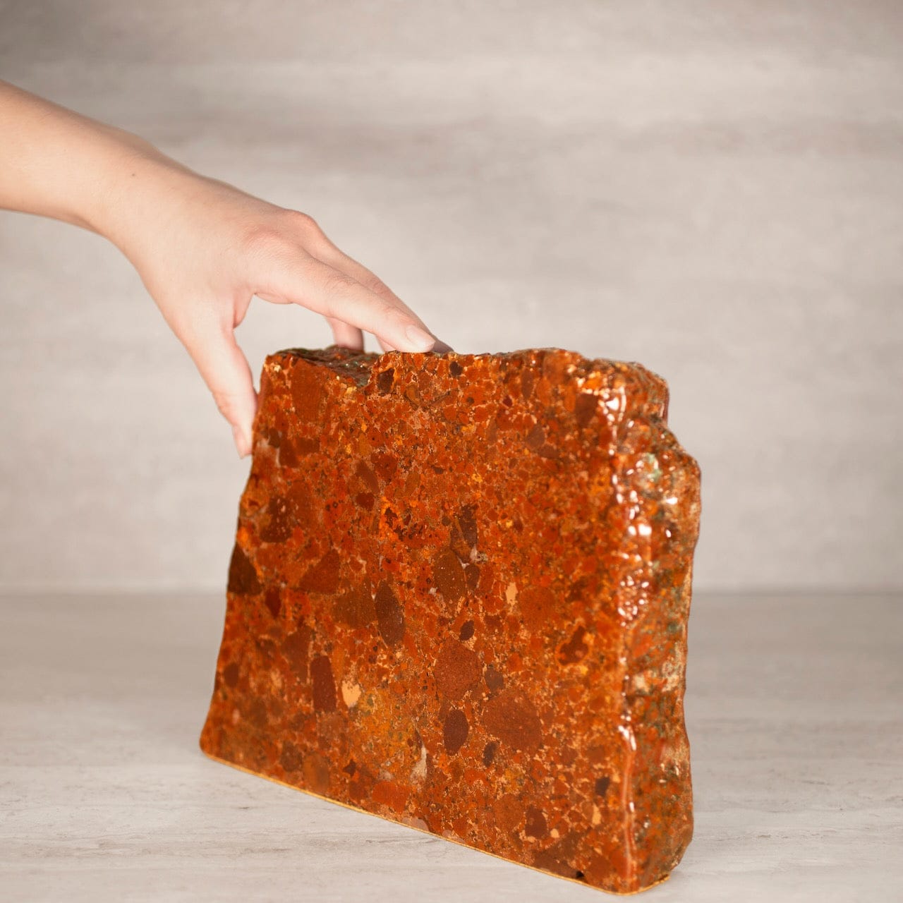 Kalifano Copper Natural Michigan Conglomerate Ore Copper - 9.5 in / 10.2 lbs CPR3800.002