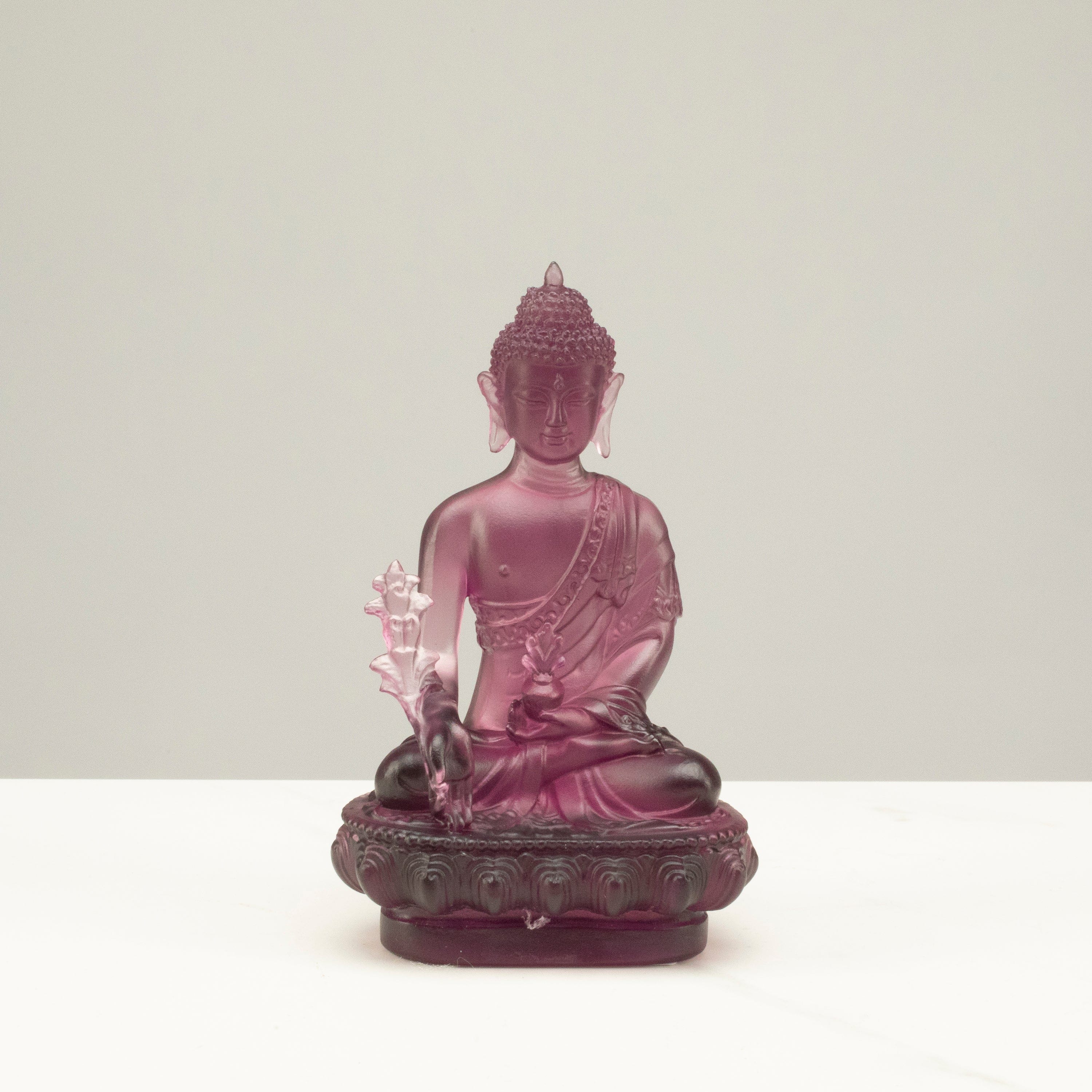 Kalifano Crystal Carving Divine Purple Guan Yin Crystal Carving - A Symbol of Compassion and Protection CRB110-PP