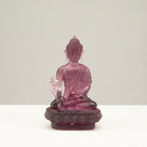 Divine Purple Guan Yin Crystal Carving - A Symbol of Compassion and Protection