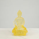 Divine Yellow Guan Yin Crystal Carving - A Symbol of Compassion and Protection