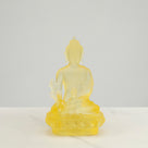 Divine Yellow Guan Yin Crystal Carving - A Symbol of Compassion and Protection