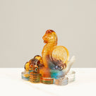 Exquisite Snake Crystal Carving - A Symbol of Wisdom and Intuition