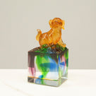 Loyal Dog Crystal Carving - A Symbol of Loyalty and Protection