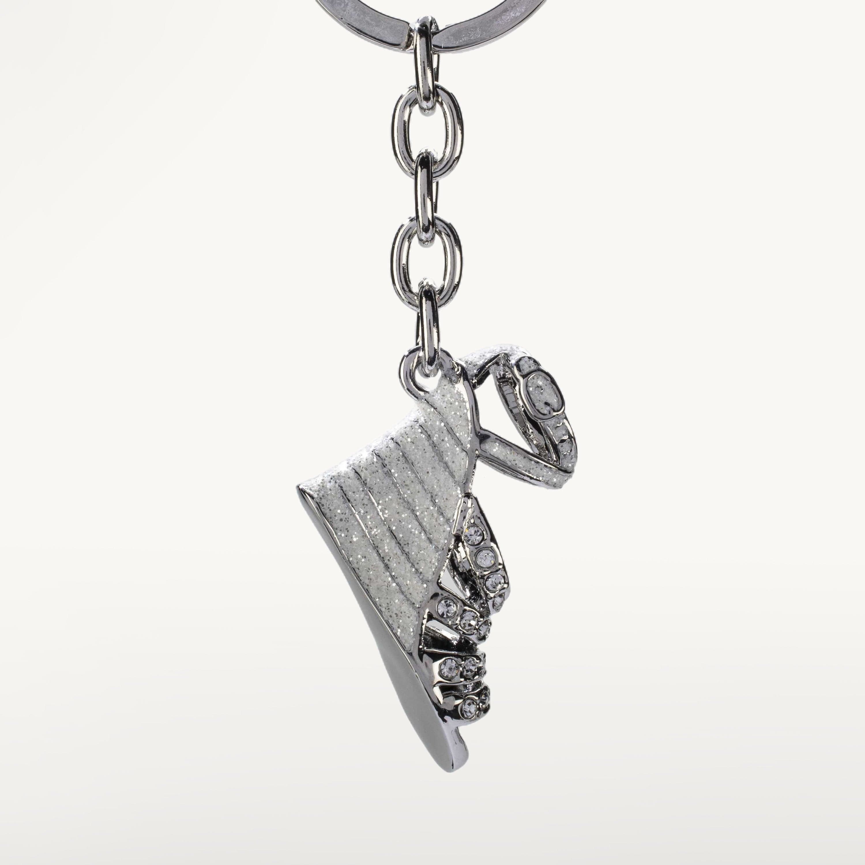 Kalifano Crystal Keychains Opal Dress Shoe Keychain made with Swarovski Crystals SKC-169