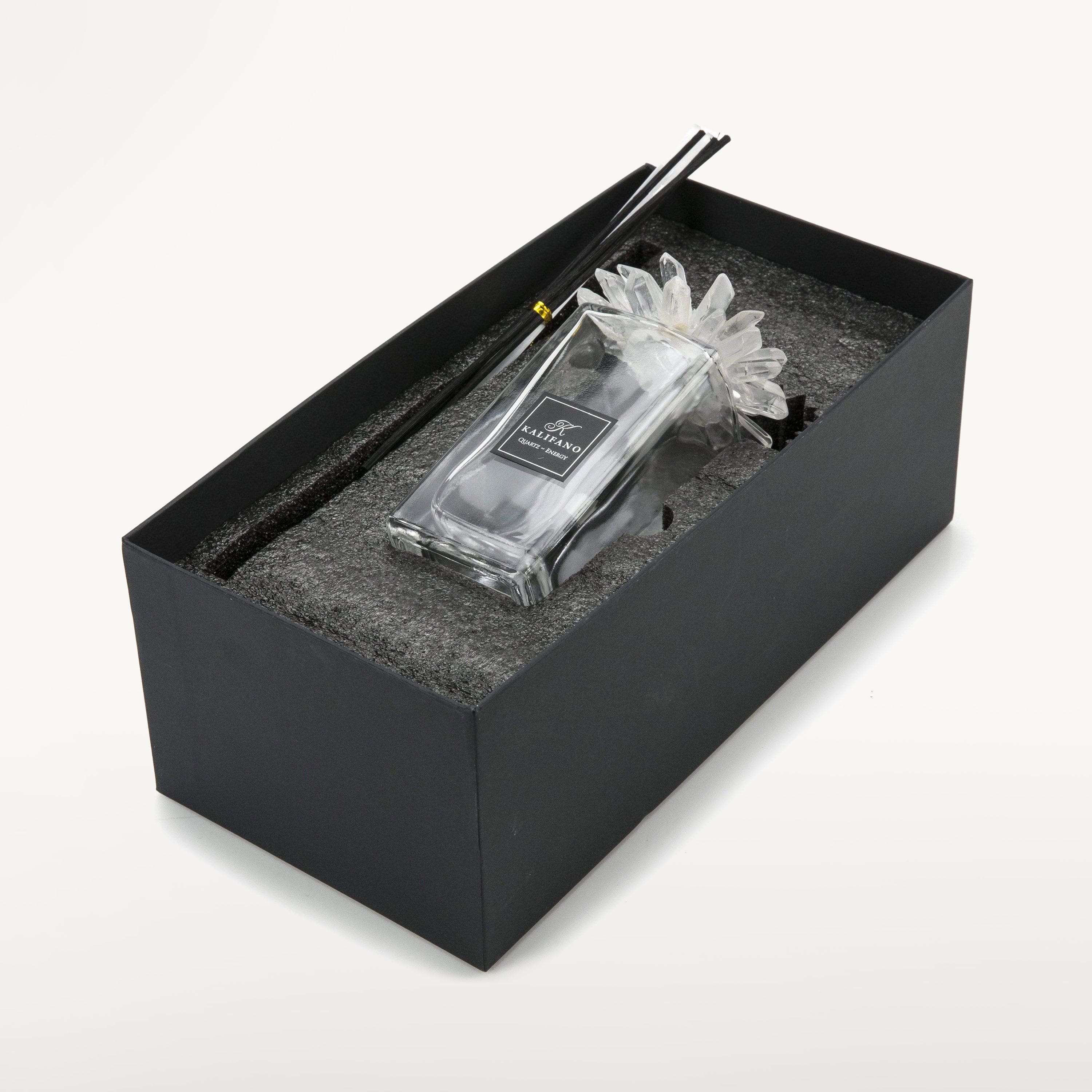 Kalifano Diffuser Clear Quartz Gemstone Scent Diffuser GD-QZ