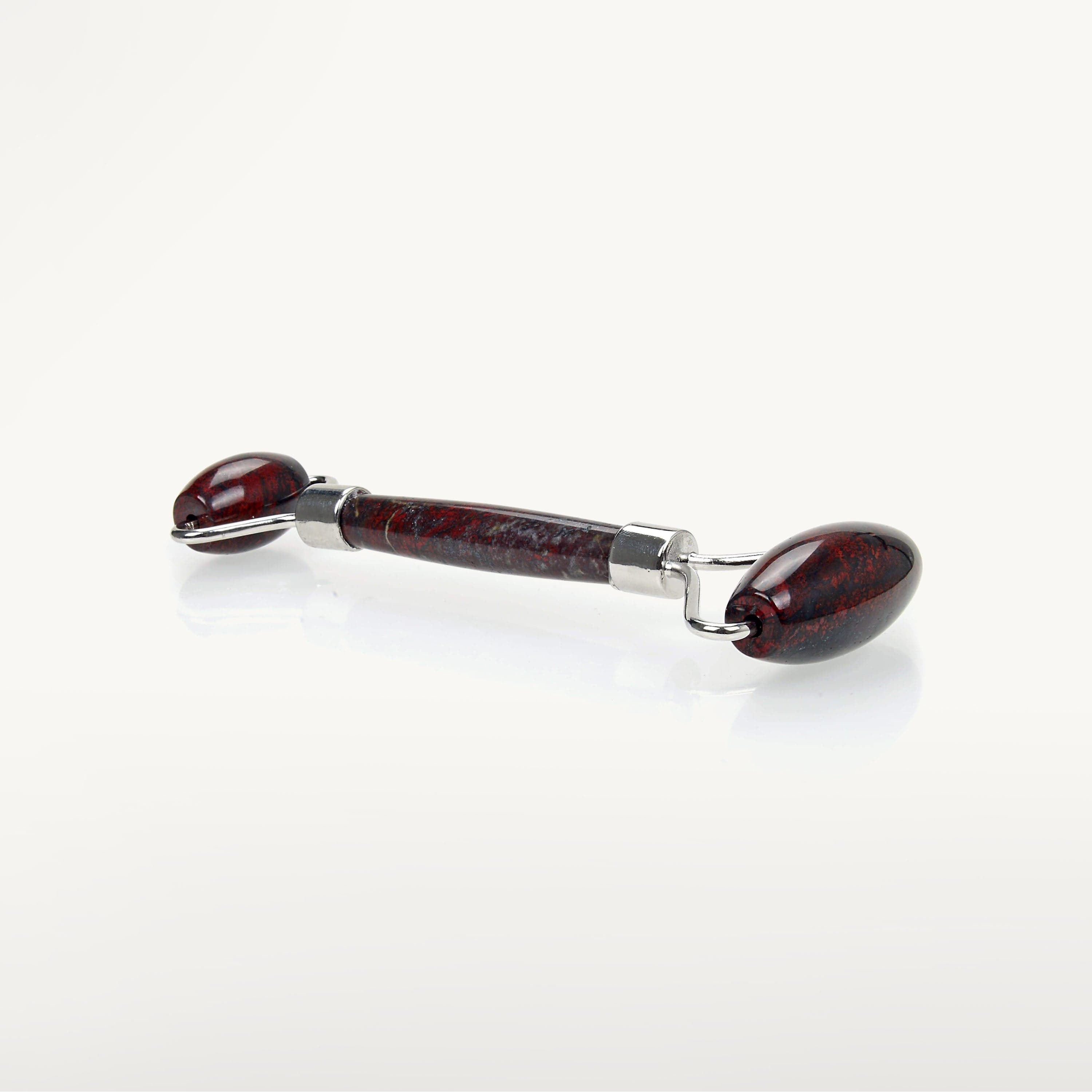 Kalifano Face Rollers Blood Stone Gemstone Face Roller GFR80-BS