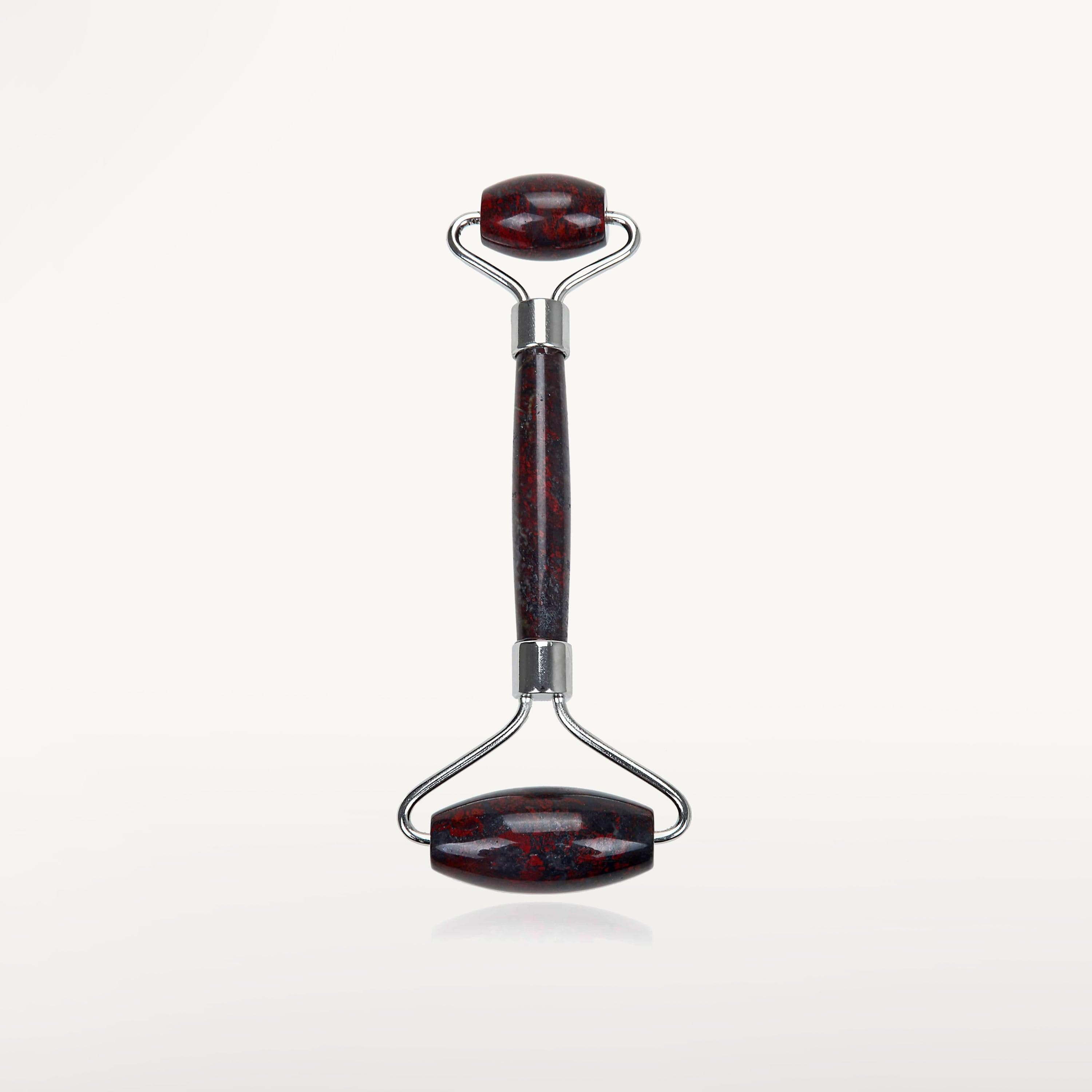 Kalifano Face Rollers Blood Stone Gemstone Face Roller GFR80-BS