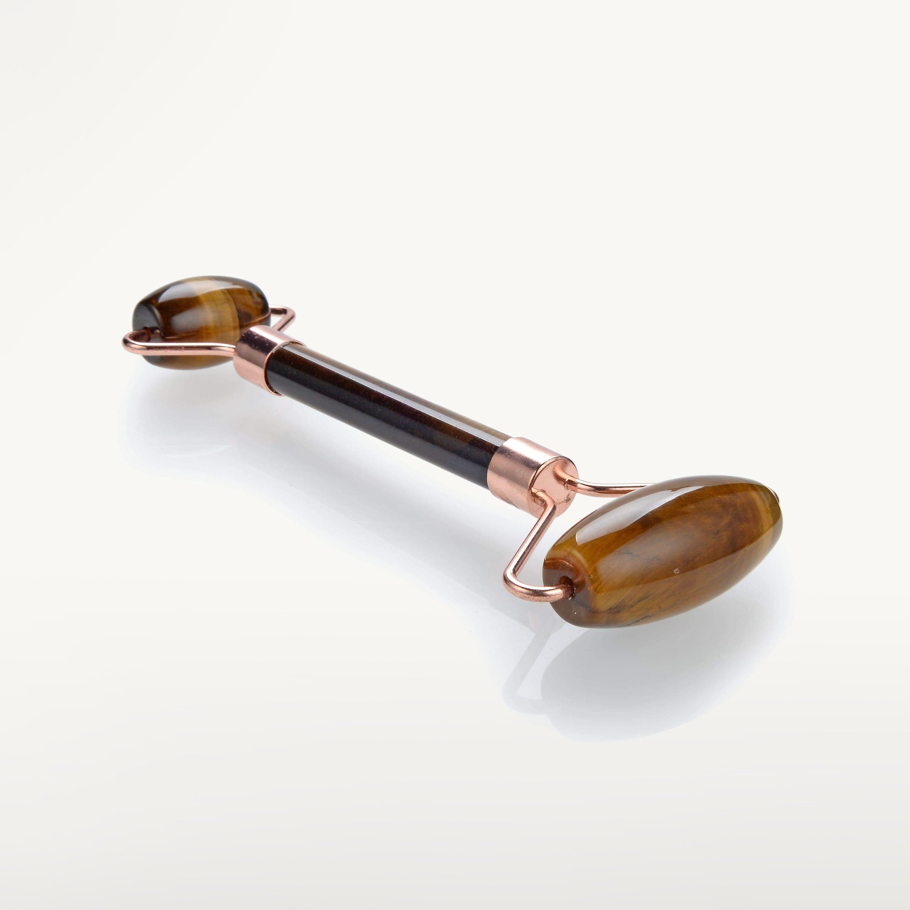Kalifano Face Rollers Tiger Iron Gemstone Face Roller GFR80-TI