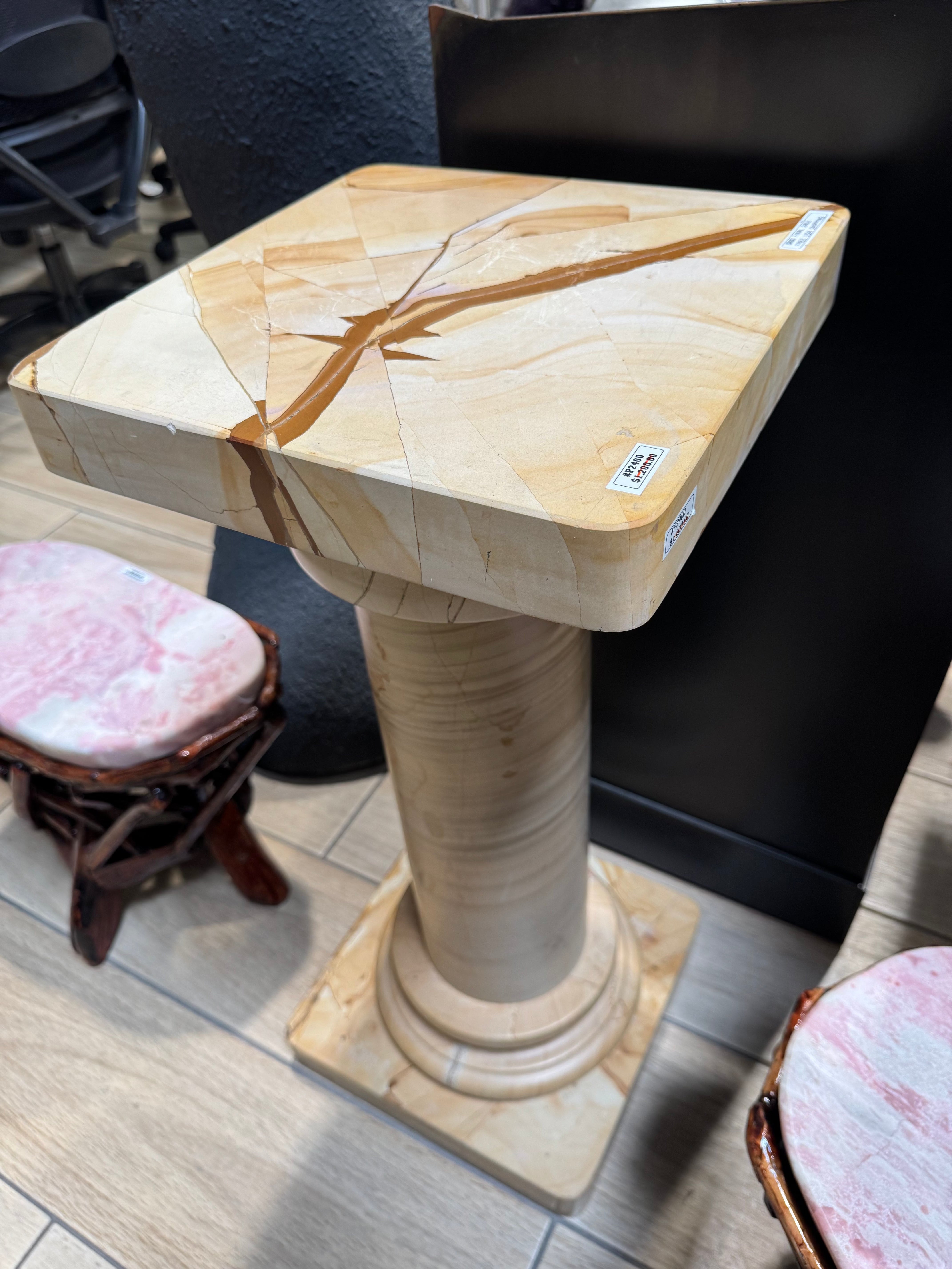 Kalifano Fossils & Minerals Sandstone Mineral Stand P2400
