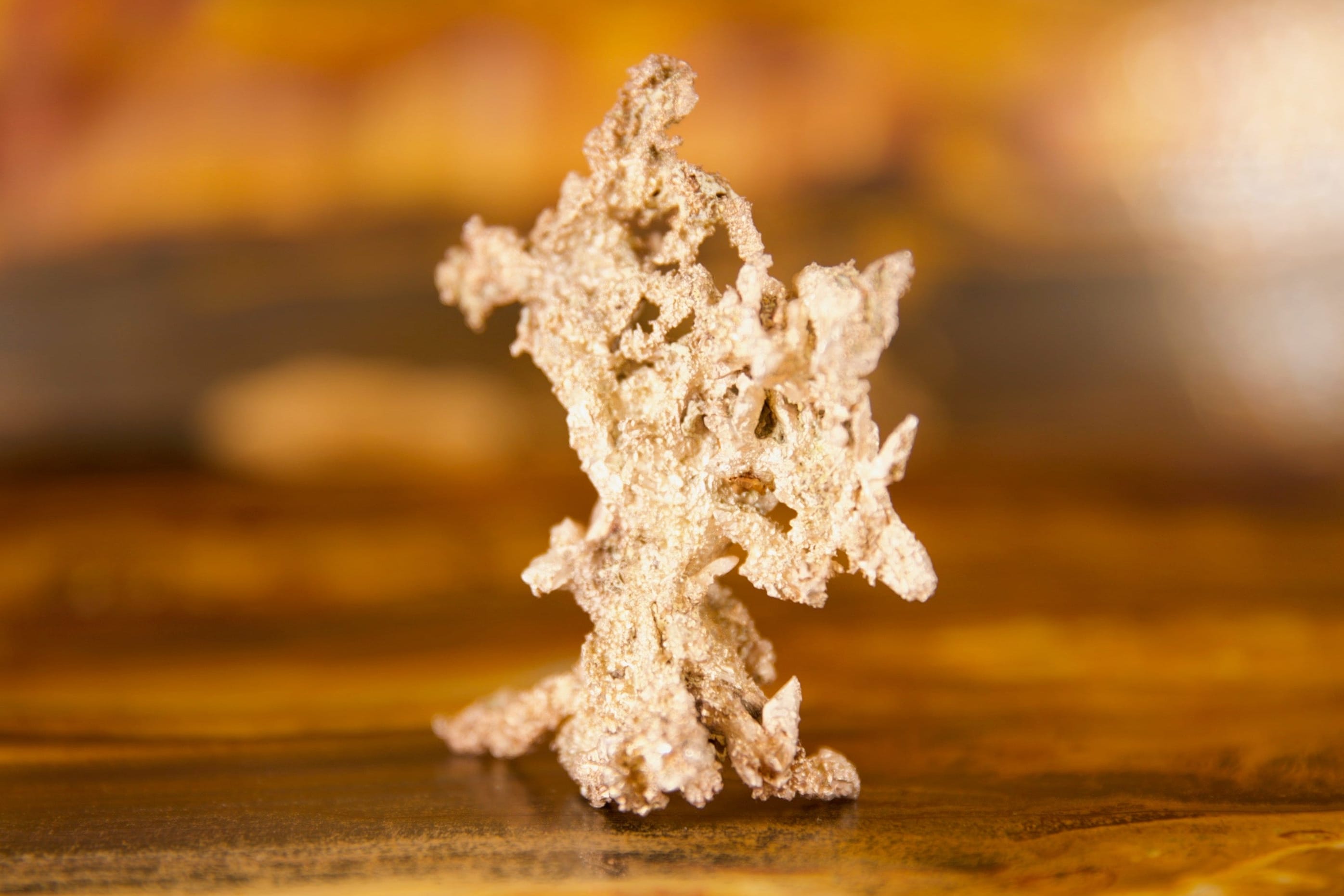 Kalifano Fossils & Minerals Silver Crystal Half-Breed Specimen 116g from Michigan SCHB116.001