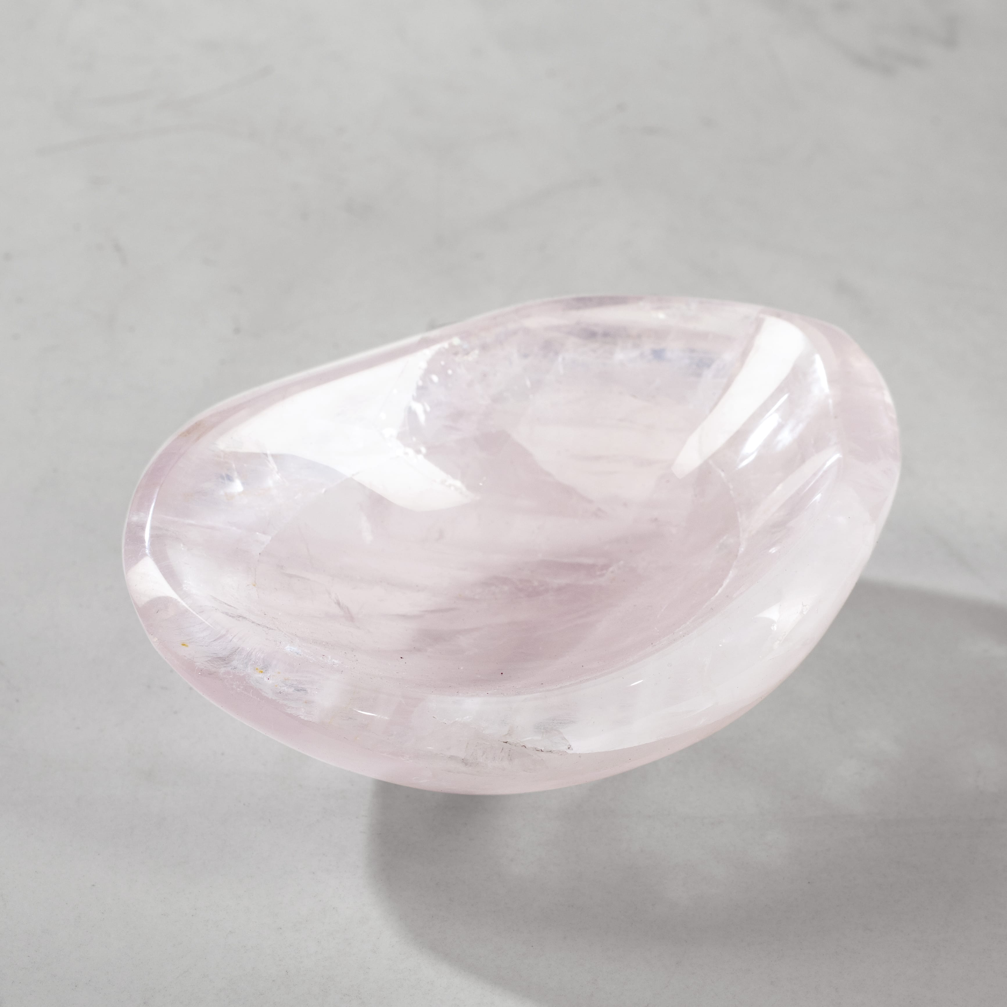Kalifano Gemstone Bowls Quartz Bowl from Madagascar - 4.5" BOWL560-RQ.003