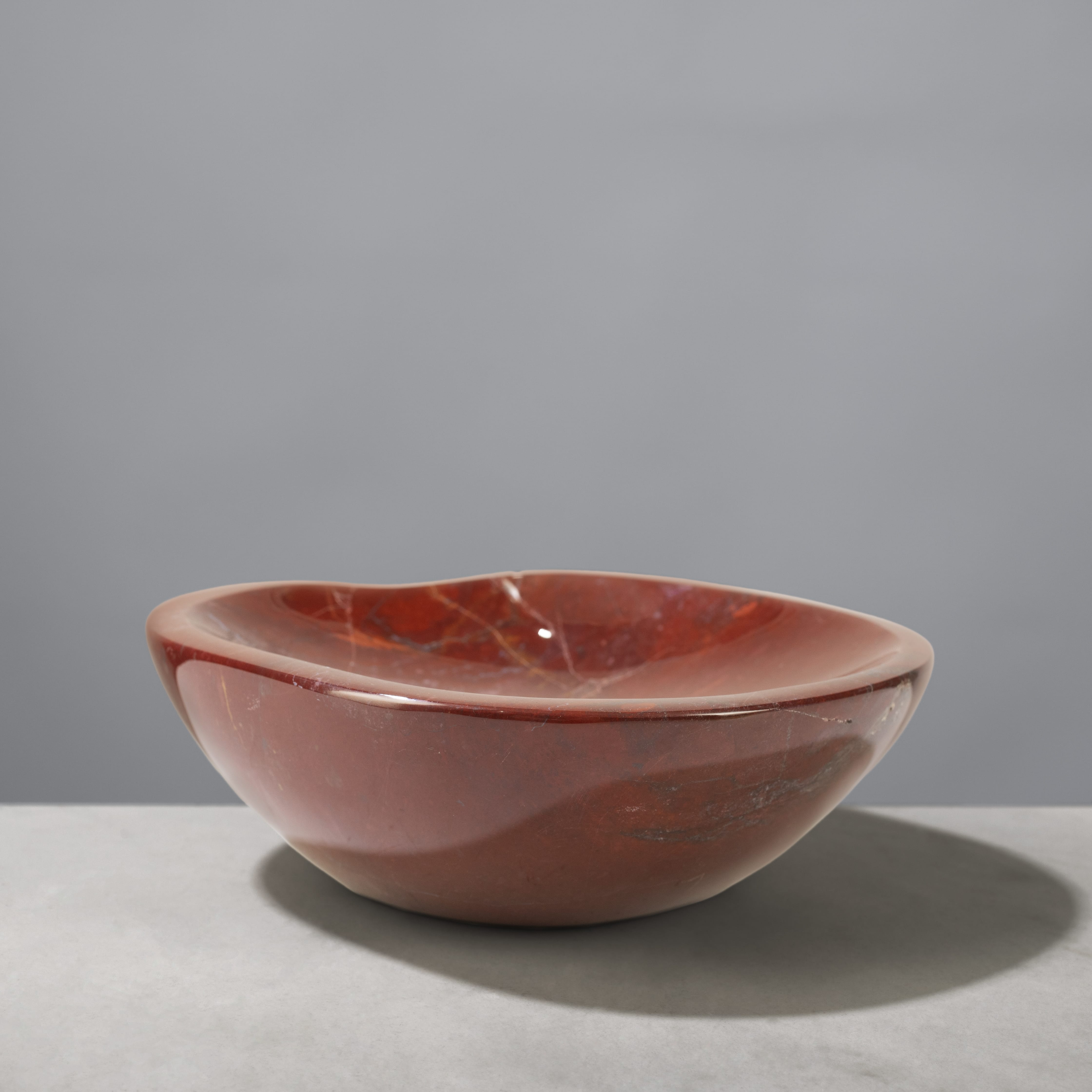 Kalifano Gemstone Bowls Red Jasper Bowl from Madagascar - 6" BOWL800-RJ.002