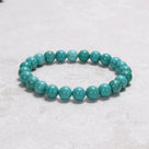 Howlite Turquoise 8 mm Beaded Gemstone Bracelet