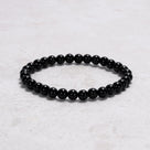 Natural Obsidian 6mm Gemstone Bead Bracelet