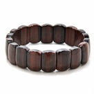 Red Tiger Eye 17mm Beads Gemstone Elastic Bracelet