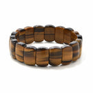 Tiger Eye Gemstone 17mm Beads Elastic Bracelet