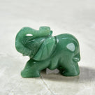 Aventurine Elephant Carving