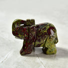 Bloodstone Elephant 2.5'' Natural Gemstone Carving