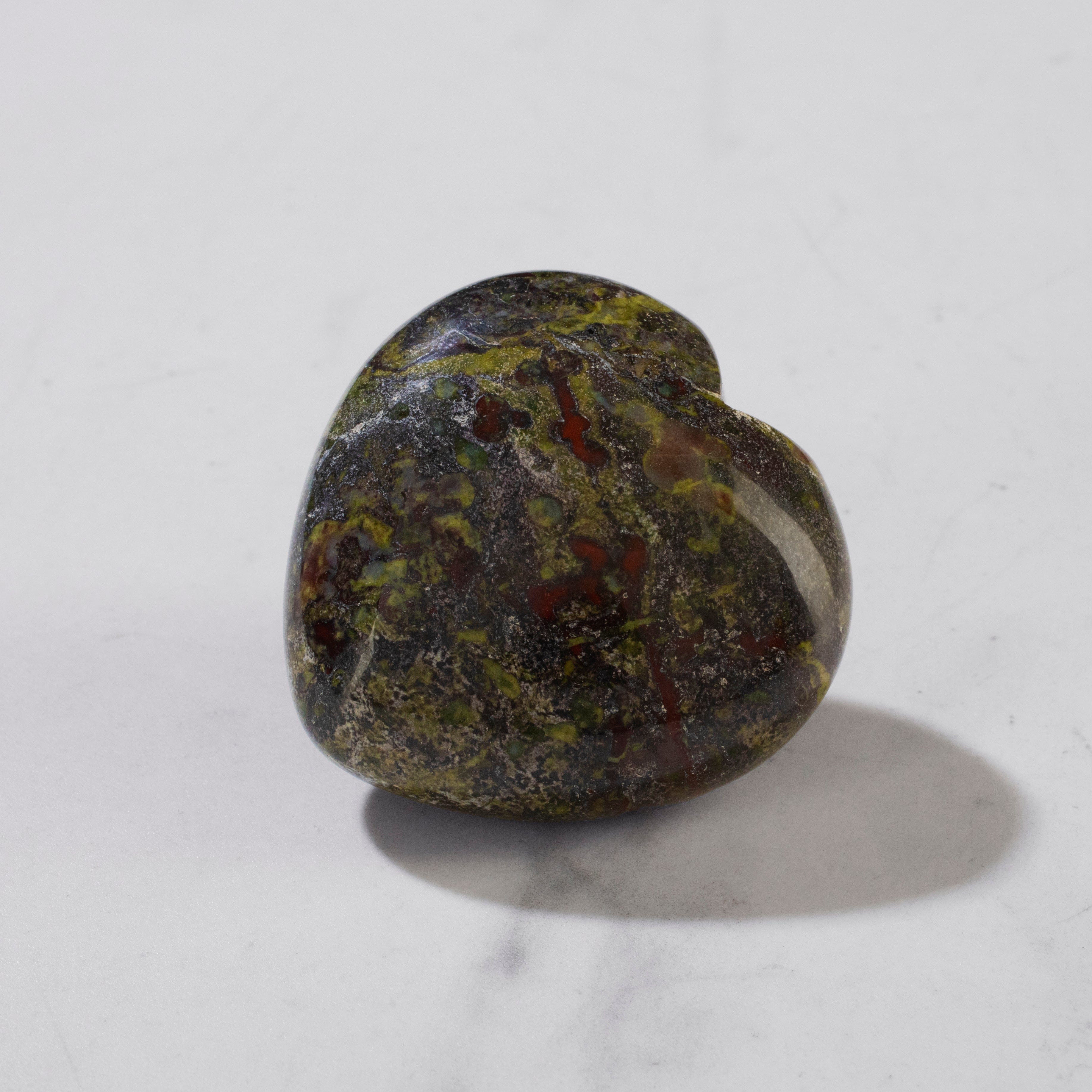 Kalifano Gemstone Carvings Bloodstone Heart Carving GH40-BS