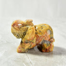Crazy Lace Agate Elephant 2.5