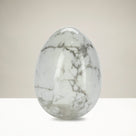 Howlite Egg Natural Gemstone Carving