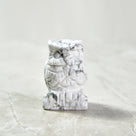 Howlite Owl 2'' Natural Gemstone Carving