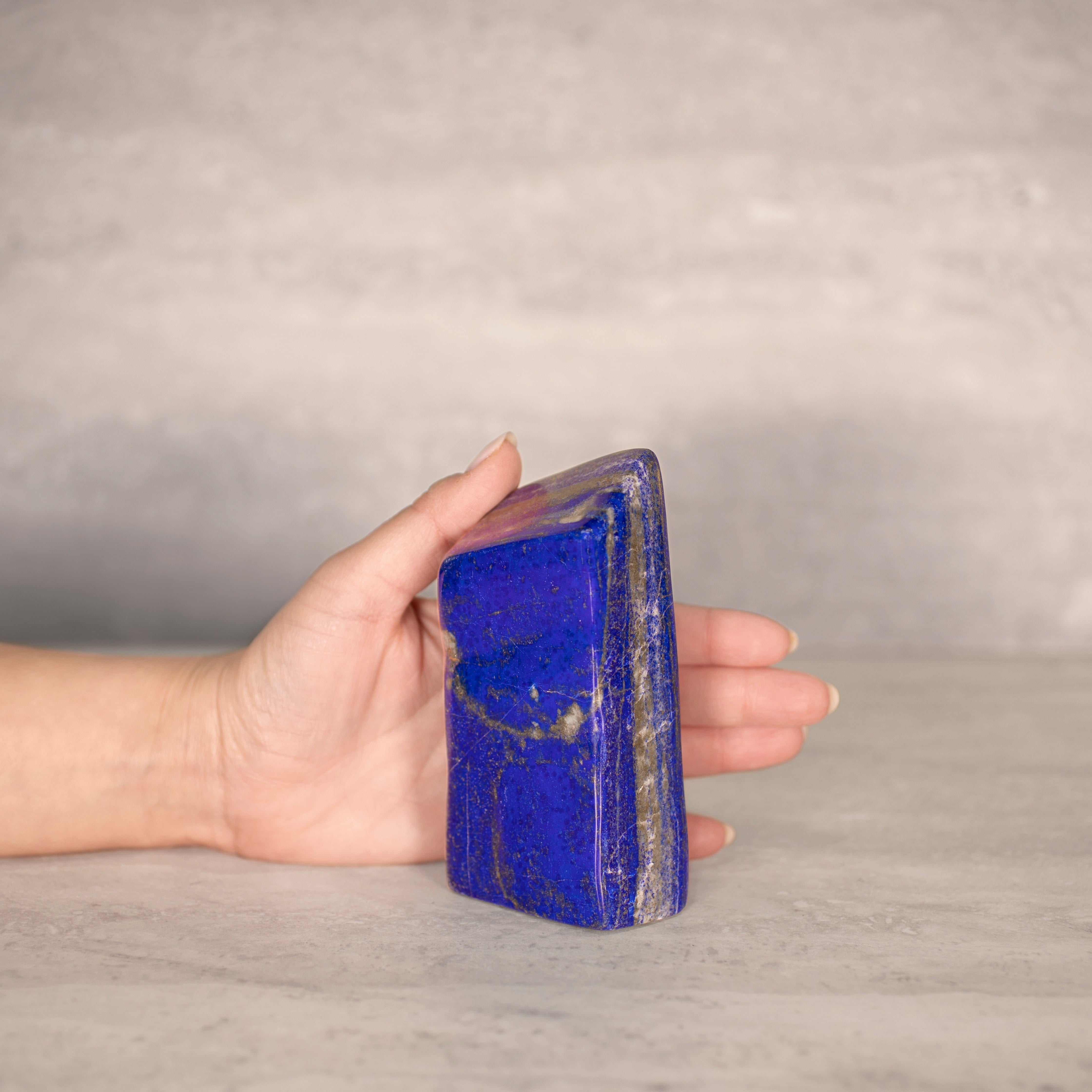 KALIFANO Gemstone Carvings Natural Lapis Lazuli Freeform from Afghanistan - 4.75" / 5220grams LP1100.011