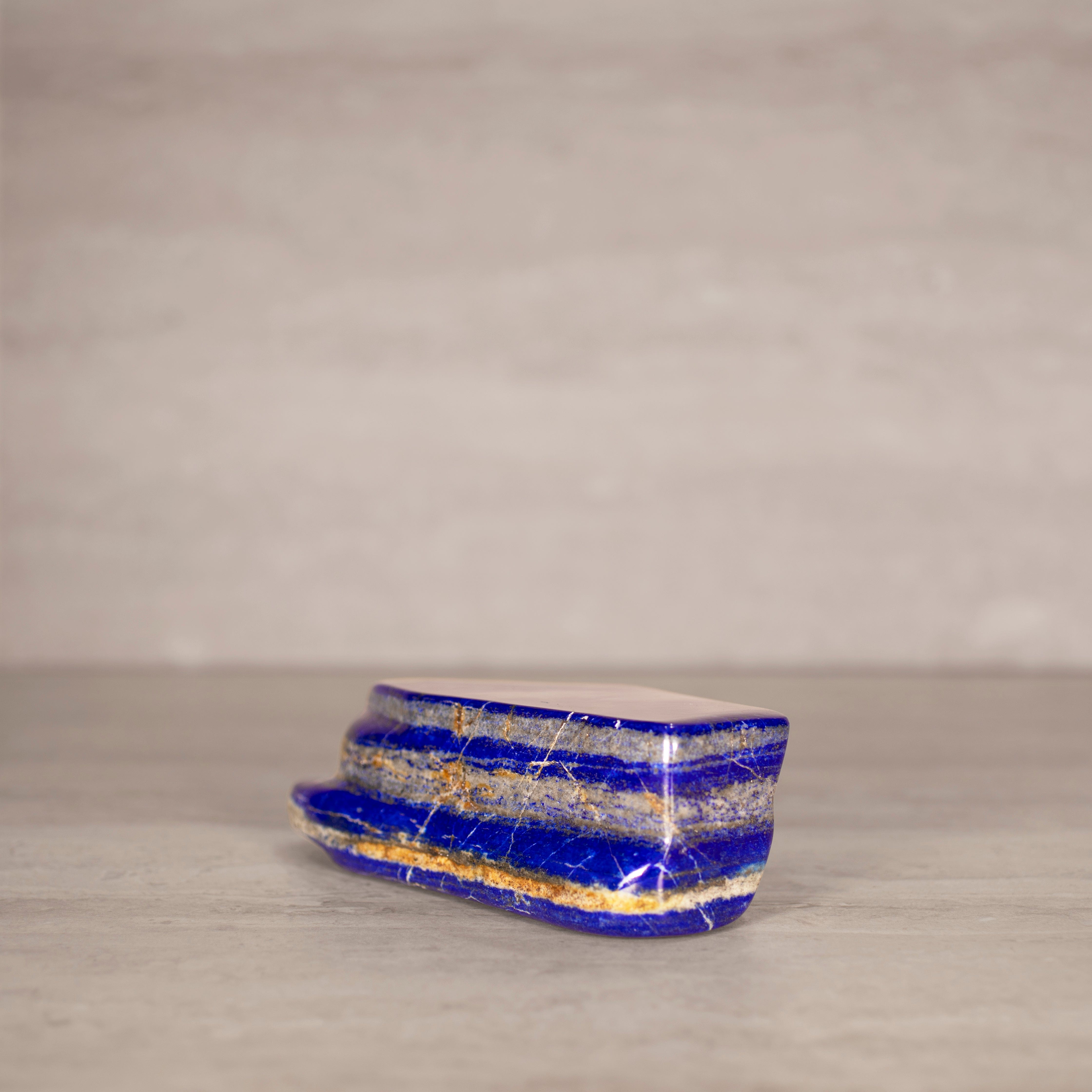 KALIFANO Gemstone Carvings Natural Lapis Lazuli Freeform from Afghanistan - 6.25" / 1,225 grams LP2500.002