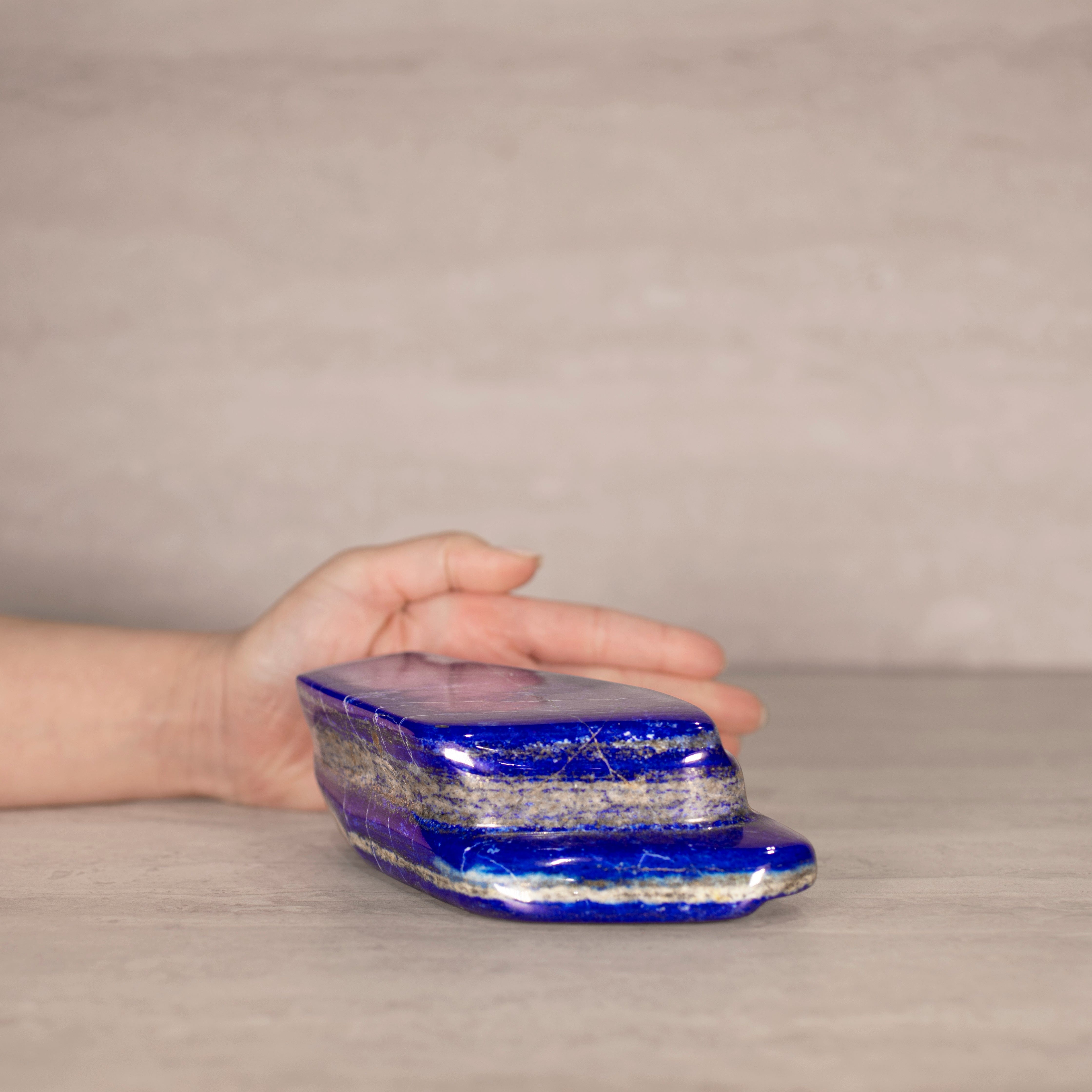 KALIFANO Gemstone Carvings Natural Lapis Lazuli Freeform from Afghanistan - 6.25" / 1,225 grams LP2500.002