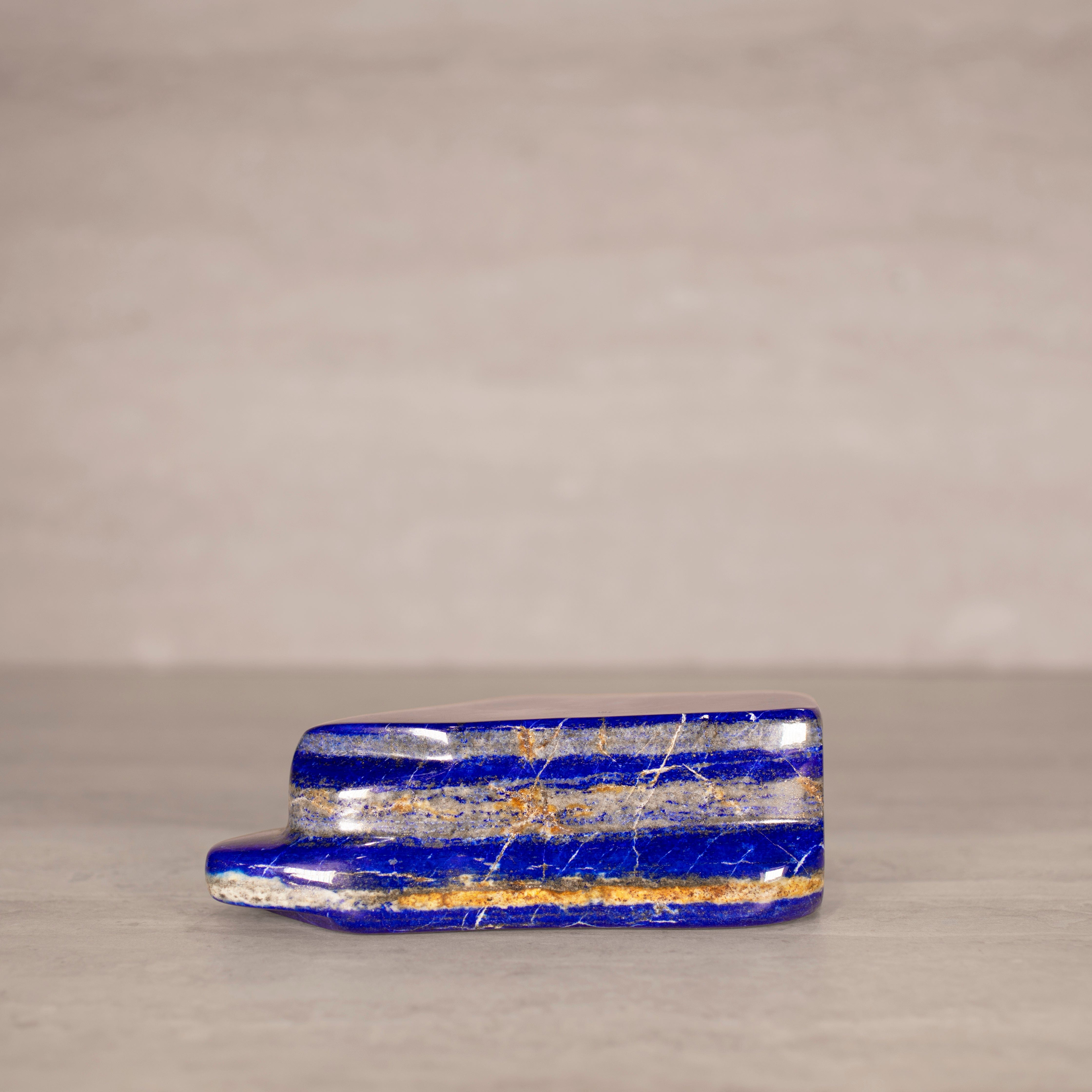 KALIFANO Gemstone Carvings Natural Lapis Lazuli Freeform from Afghanistan - 6.25" / 1,225 grams LP2500.002