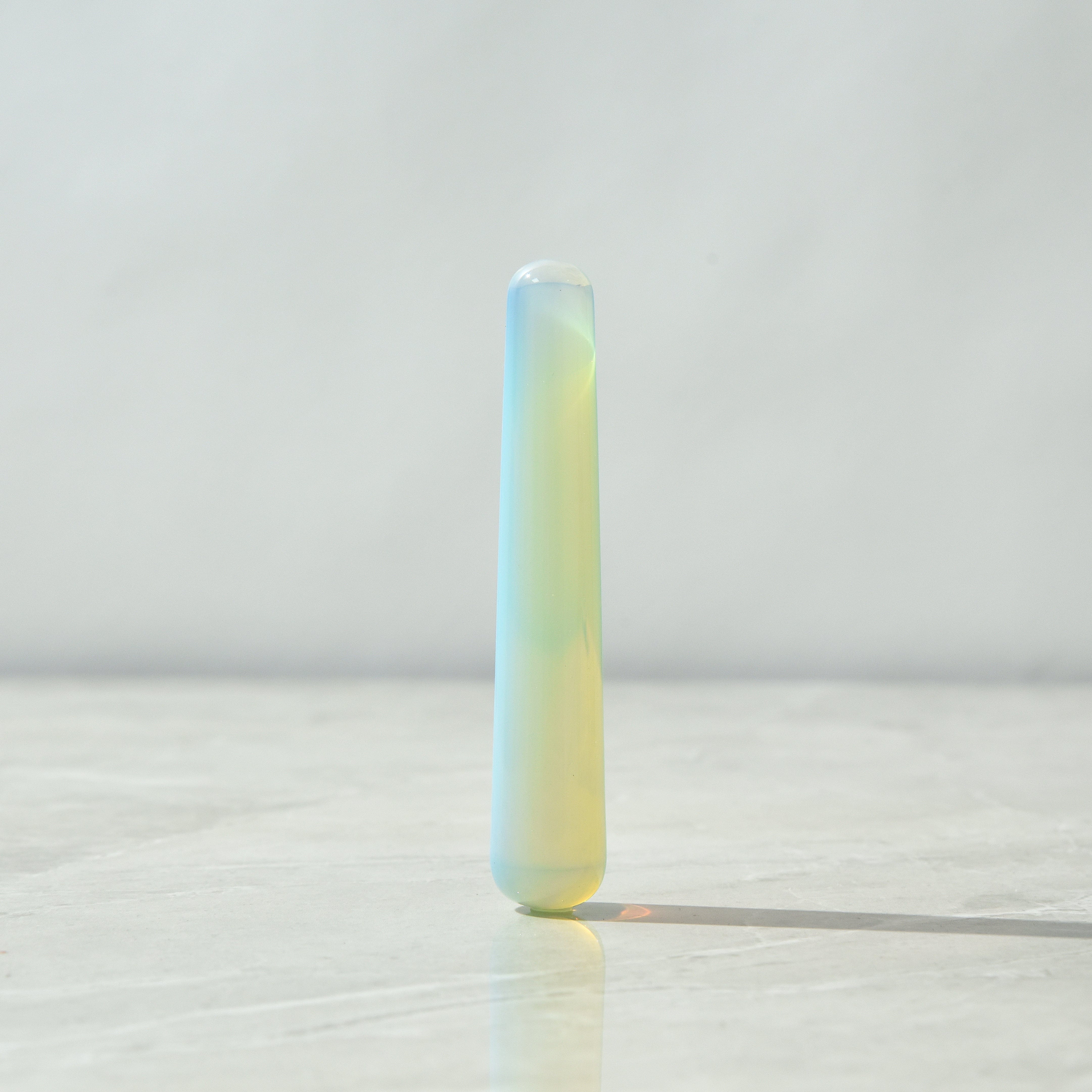 Kalifano Gemstone Carvings Opalite Moonstone Gemstone Wand GW-MS