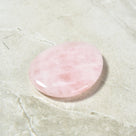 Rose Quartz Worry Stone Natural Gemstone Carving