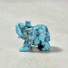 Howlite Turquoise Elephant 1.5
