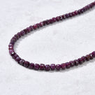 4mm Ruby Faceted Cube 21