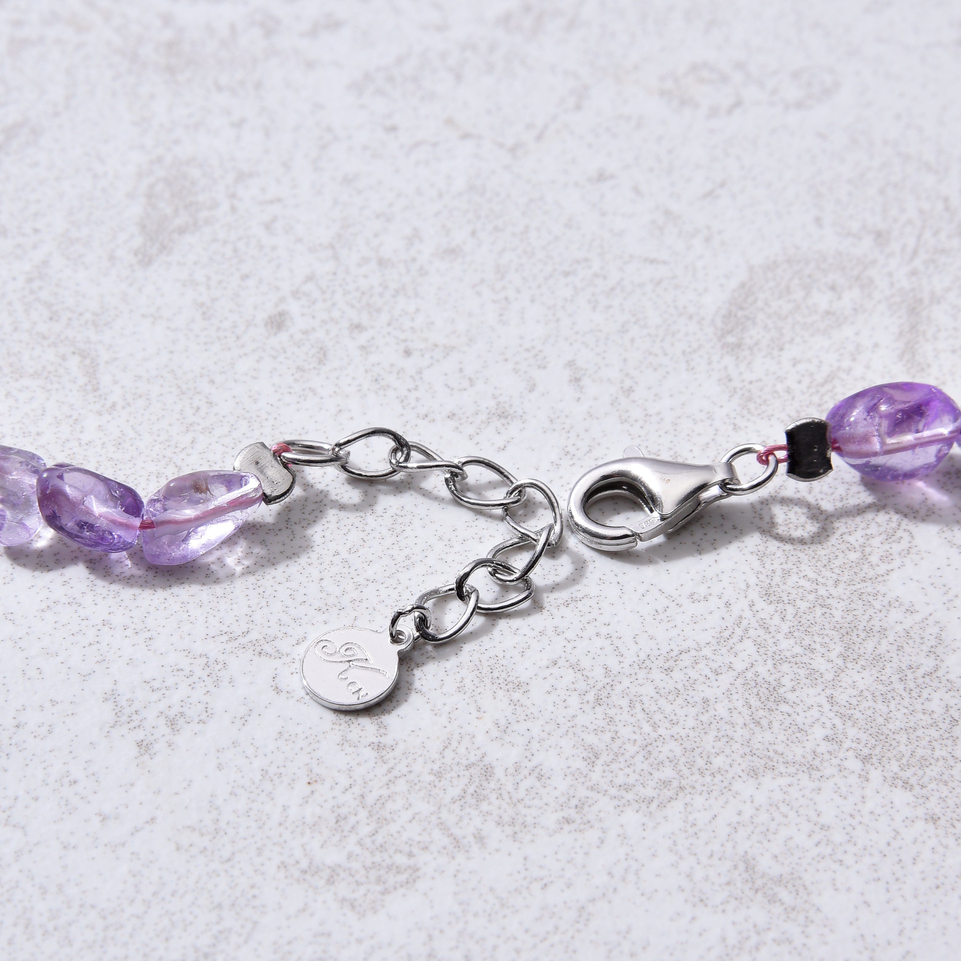 KALIFANO Gemstone Jewelry 8mm Ametrine 30" Necklace / Multi wrap Bracelet N77-AC
