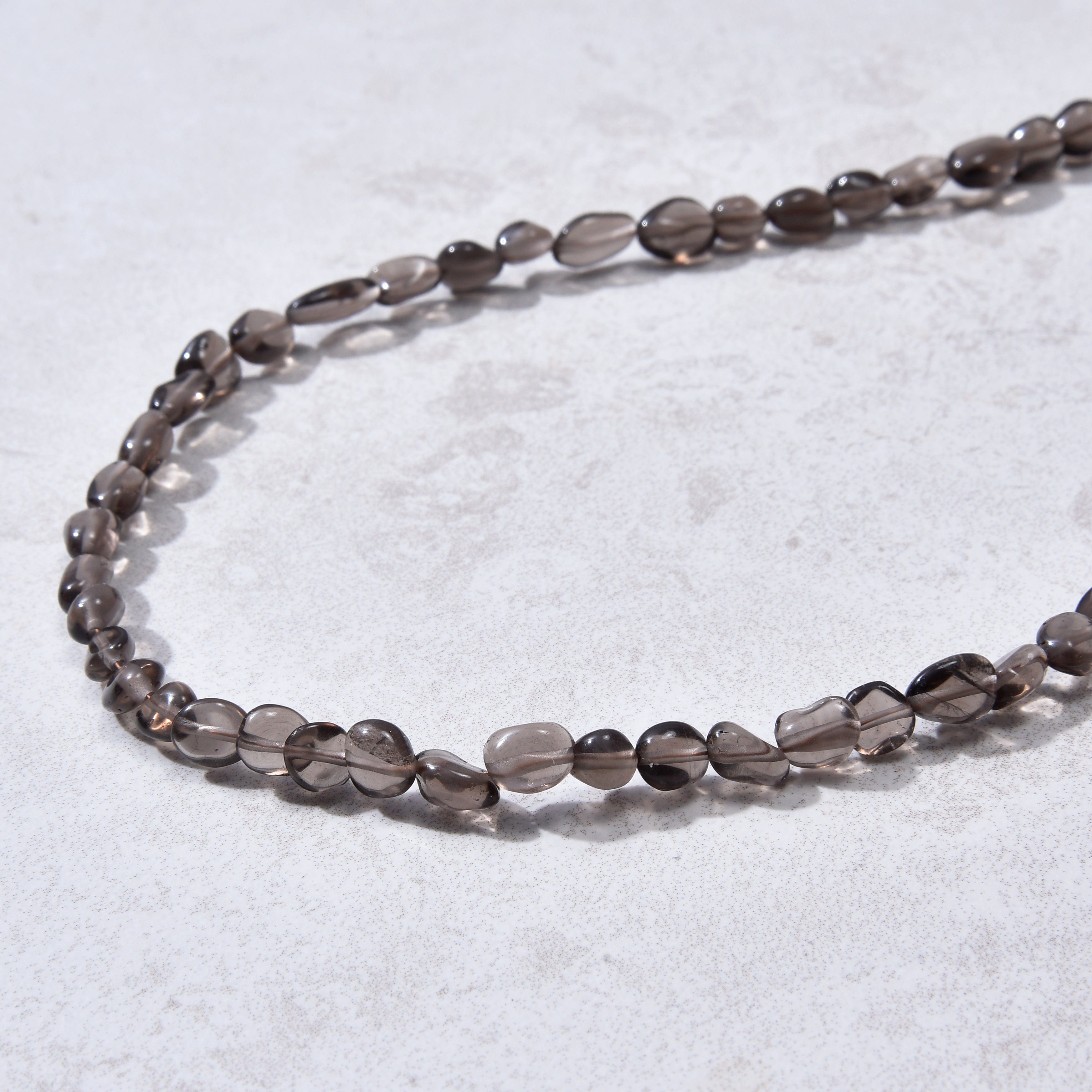KALIFANO Gemstone Jewelry 8mm Obsidian 30" Necklace / Multi wrap Bracelet N77-OB