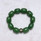 Aventurine 14x18mm Natural Gemstone Stretch Bracelet