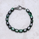 Green Tiger Eye 6x9mm Natural Gemstone Bracelet