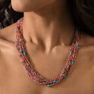 Tourmaline 2mm Necklace With Sterling Silver Clasp - 21.5
