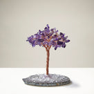 Amethyst Natural Gemstone Tree of Life with Agate Base