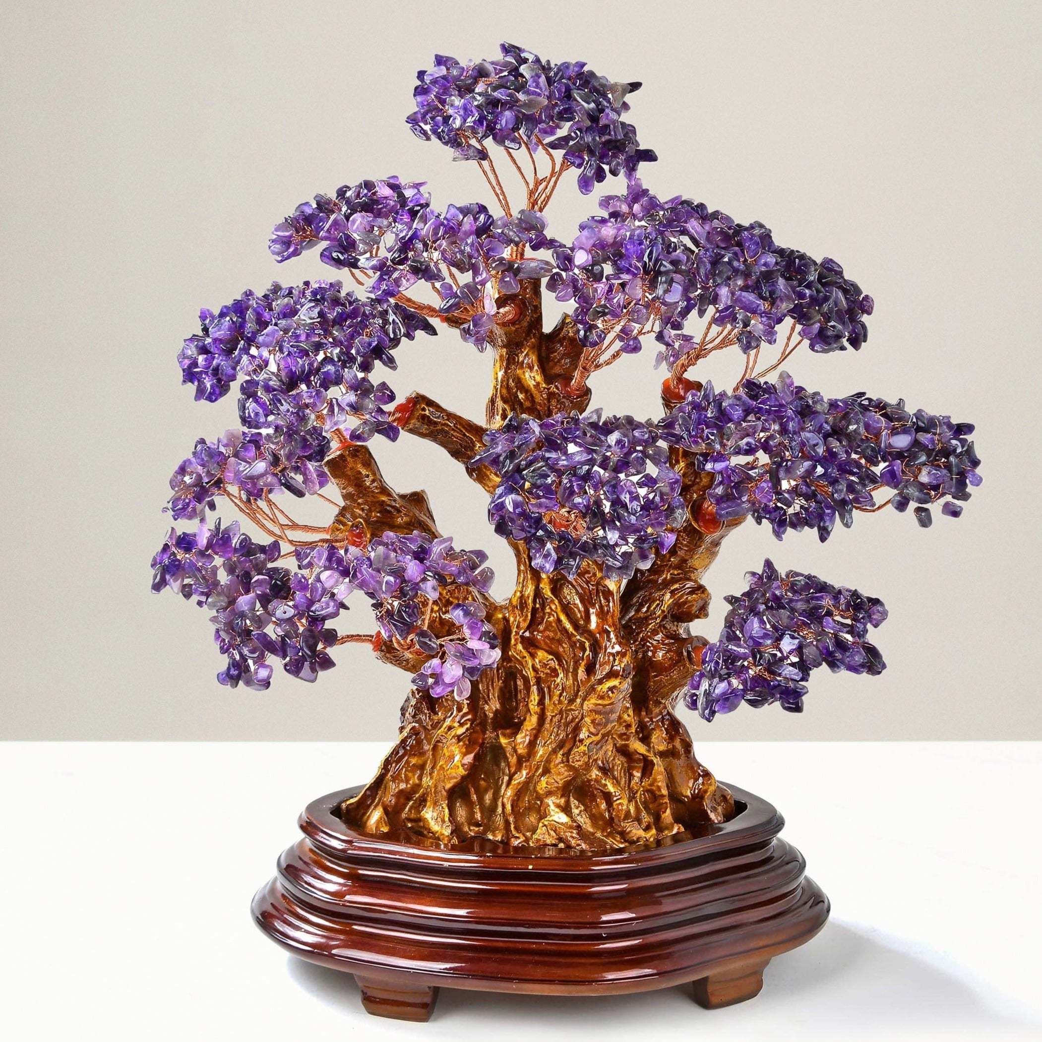 Kalifano Gemstone Trees Amethyst Tree of Life Centerpiece with over 2,000 Natural Gemstones K9800-AM