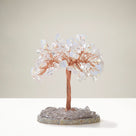 Opalite Moonstone Gemstone Tree of Life with Agate Base