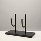 Black Powder Coated Mineral Display - 10