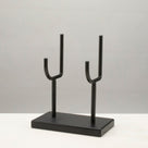 Black Powder Coated Mineral Display - 6.25