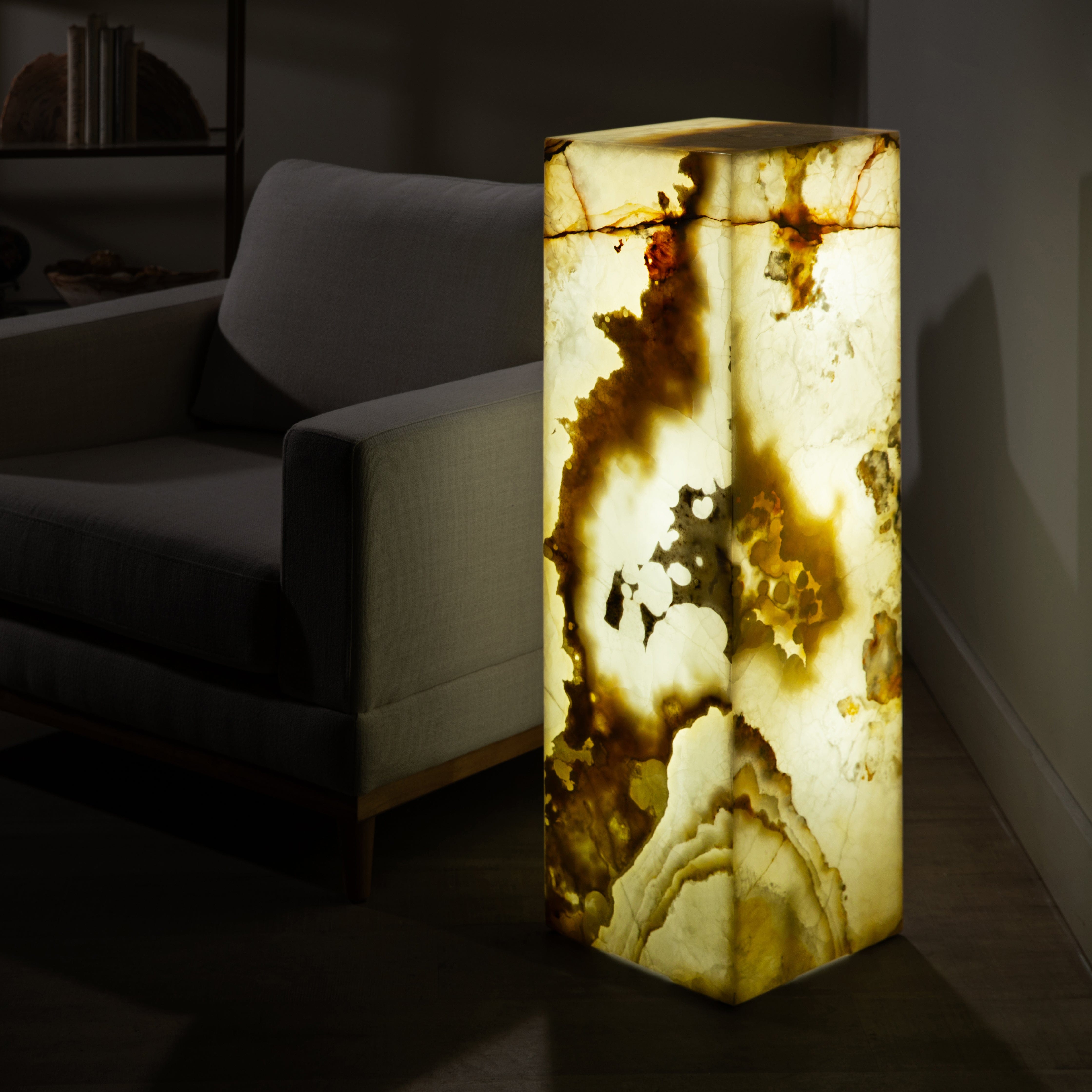 Kalifano Light Towers Nacar Onyx Light Tower - 40 in LT100X30.018