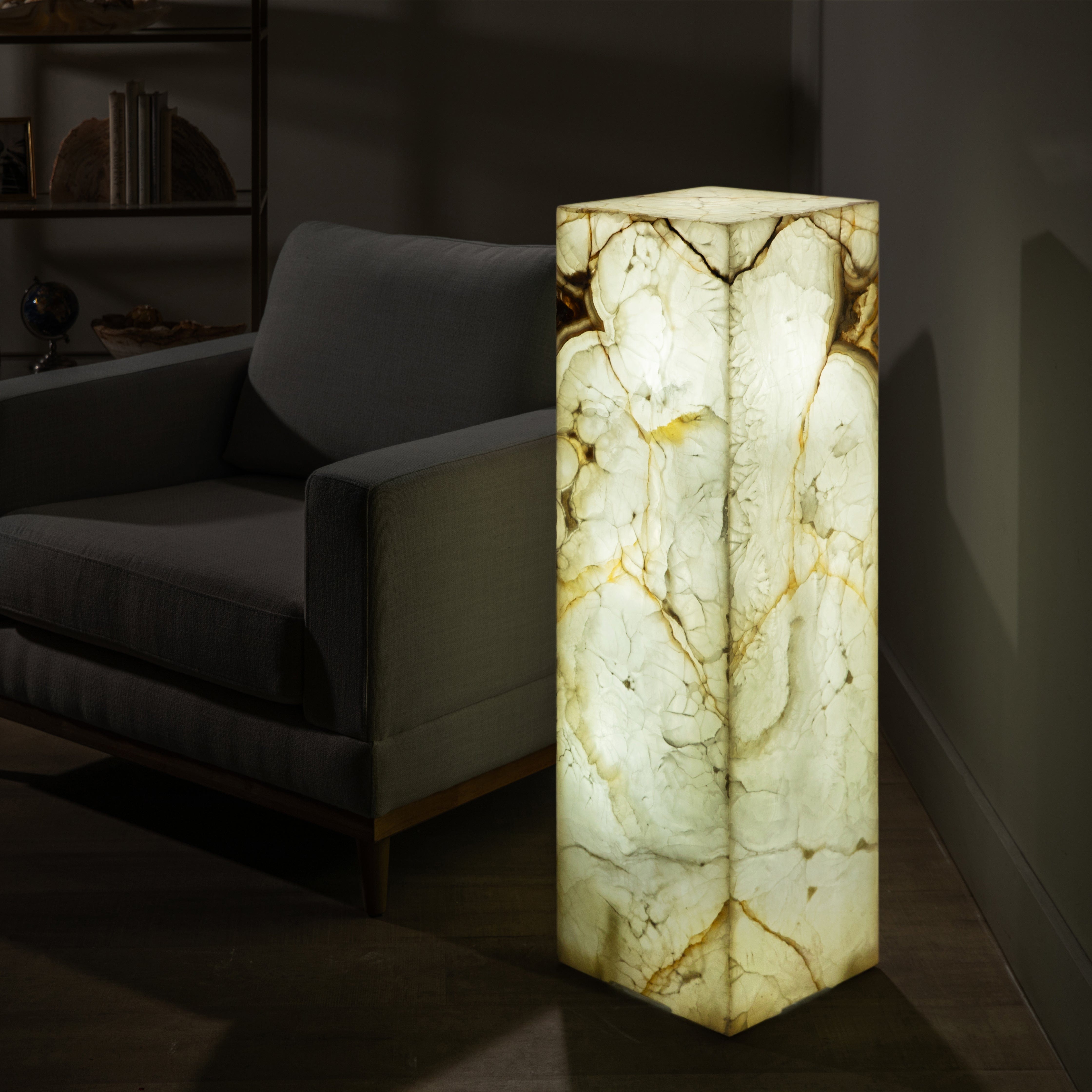 Kalifano Light Towers Nacar Onyx Light Tower - 40 in LT100X30.021