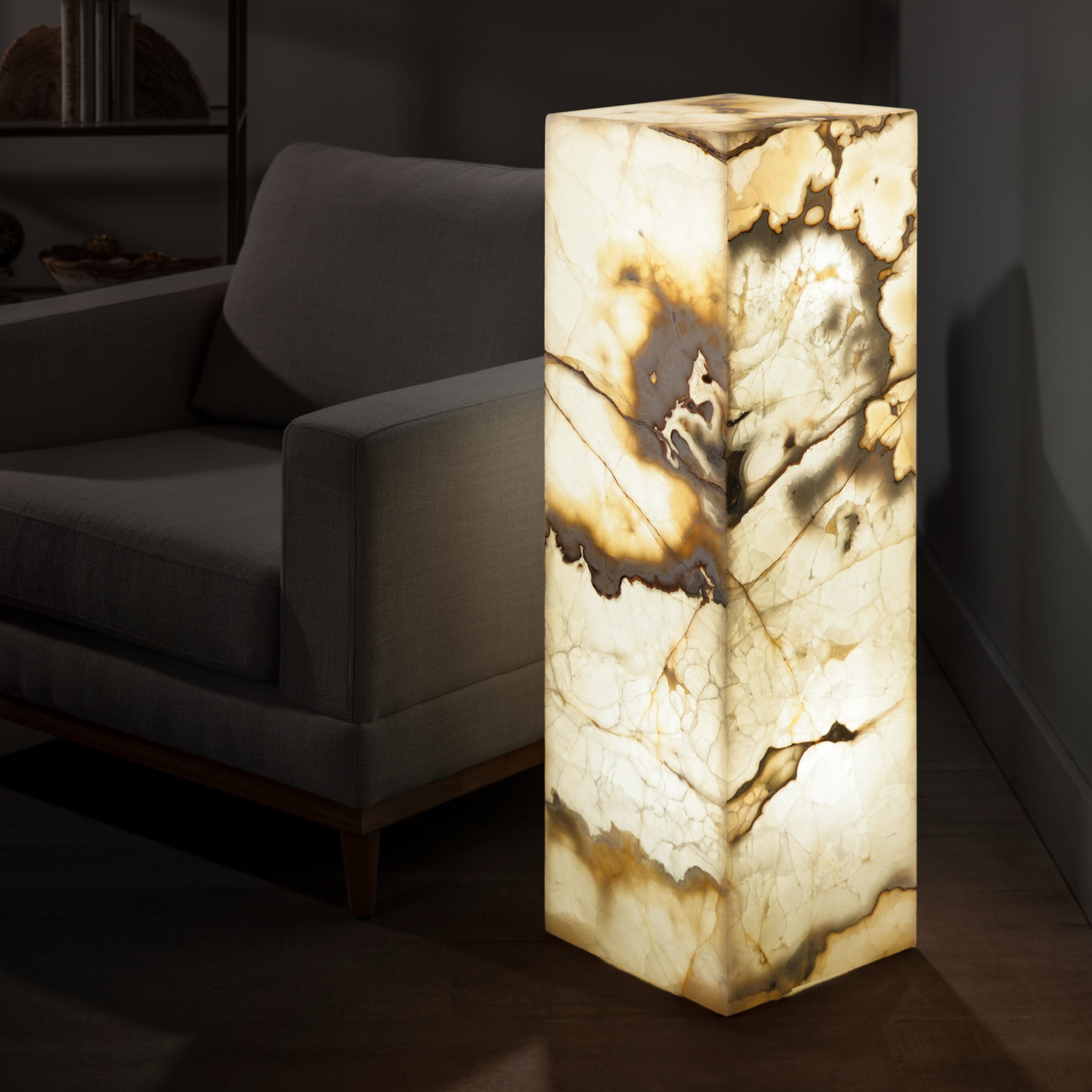 Kalifano Light Towers Nacar Onyx Light Tower - 40 in LT100X30.022