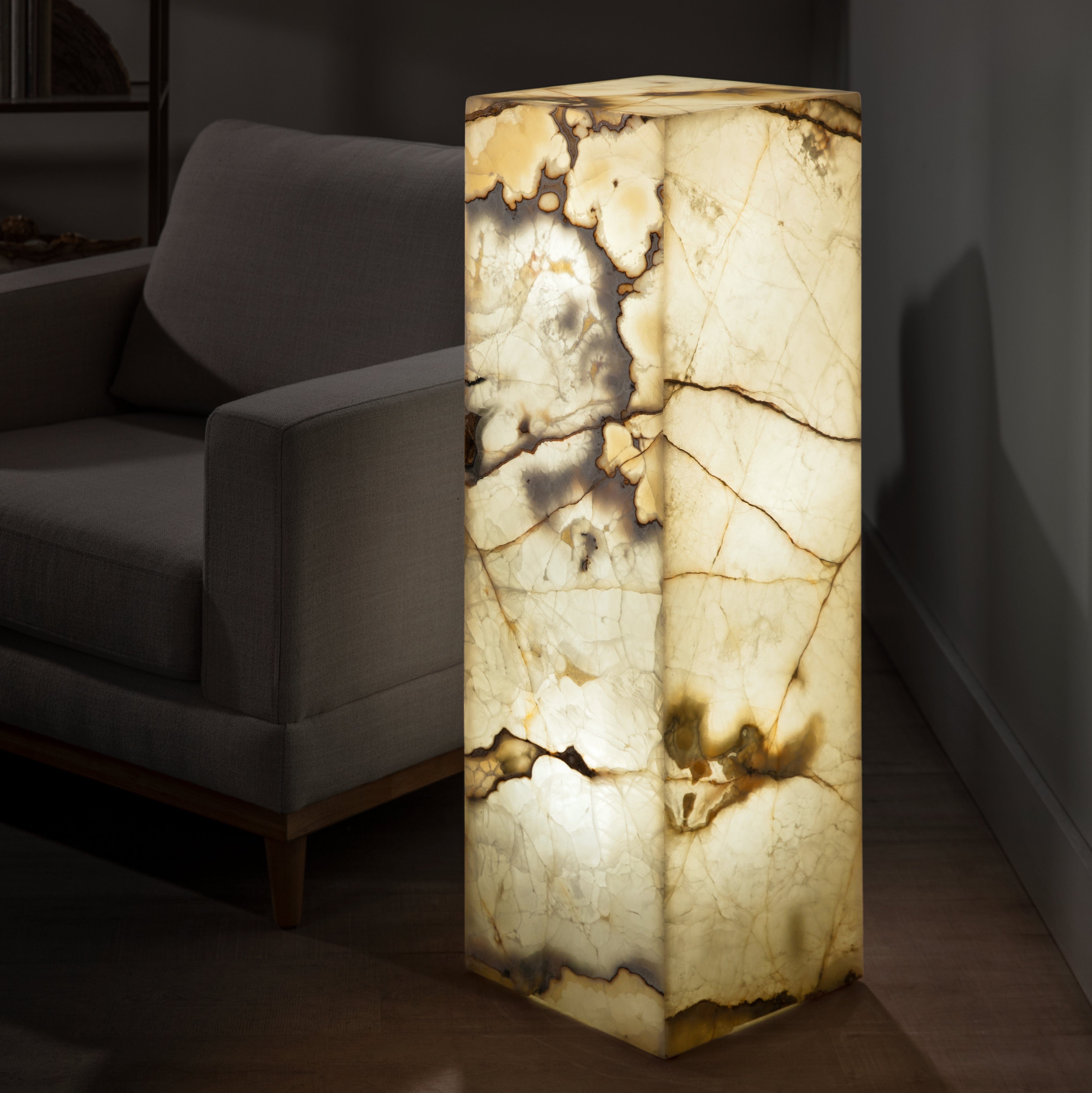 Kalifano Light Towers Nacar Onyx Light Tower - 40 in LT100X30.022